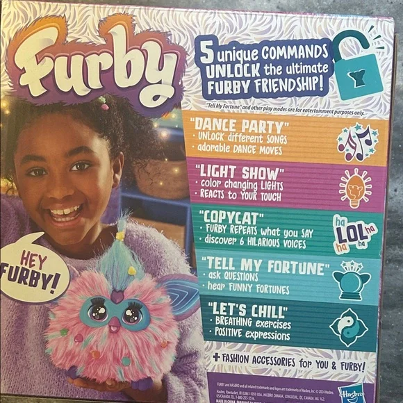 Hasbro Furby Interactive Toy - Pink and Blue - Picture 3 of 5